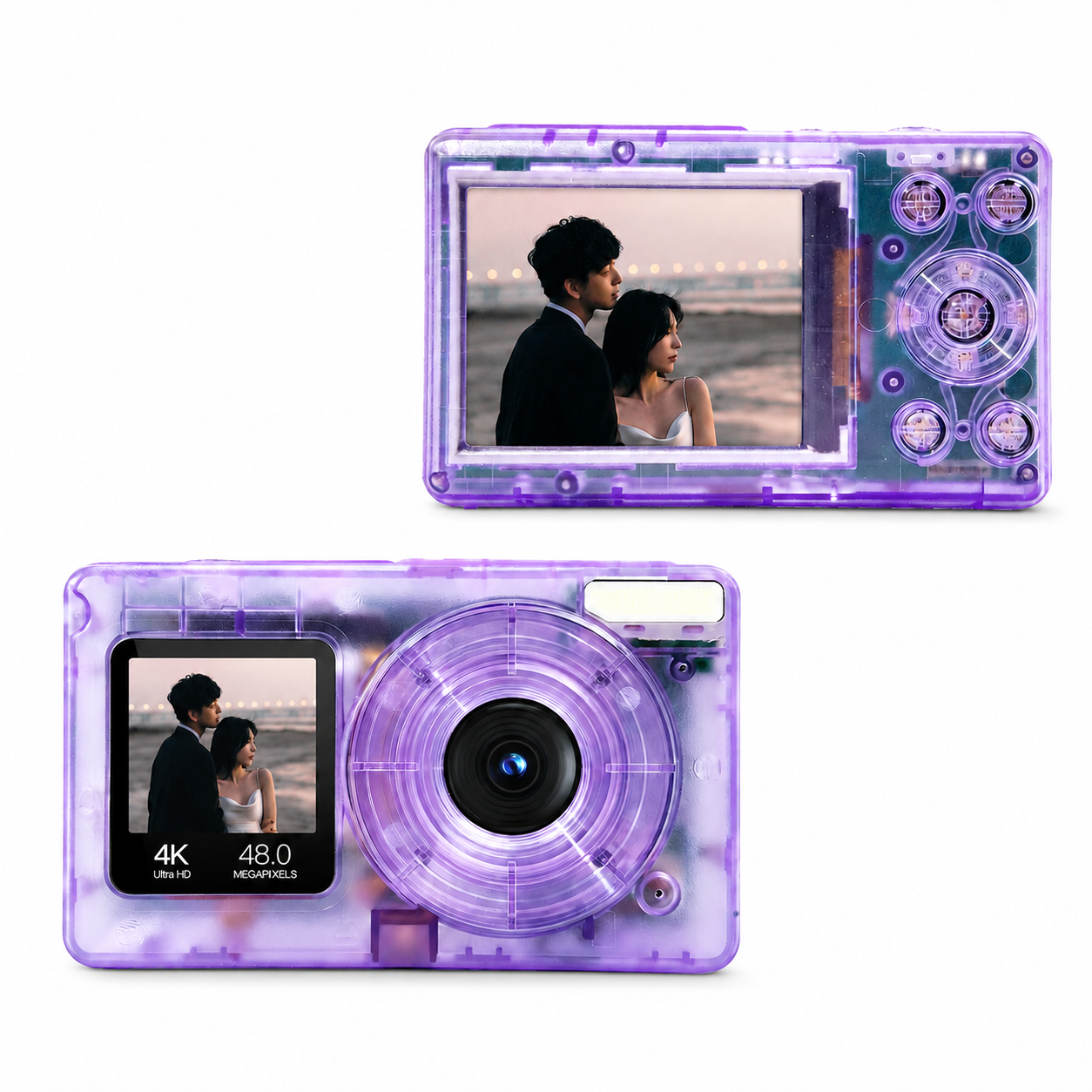 Sprite DC06T 4K Dual Screen Digital Camera 18X Optical Zoom 2.4+1.3