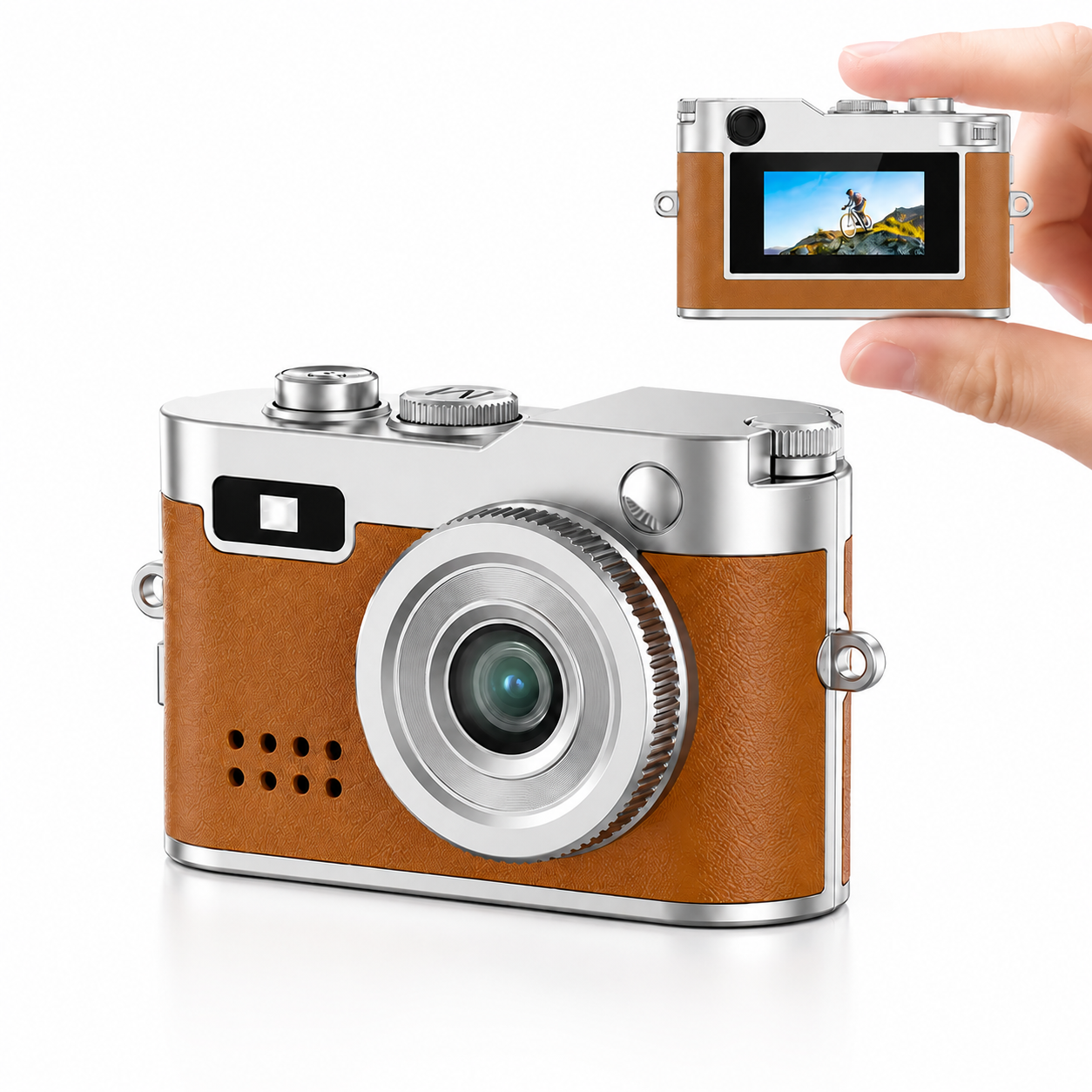 DC26 Thumb Camera - Ultra-Light 1080P Vintage Mini Action Cam