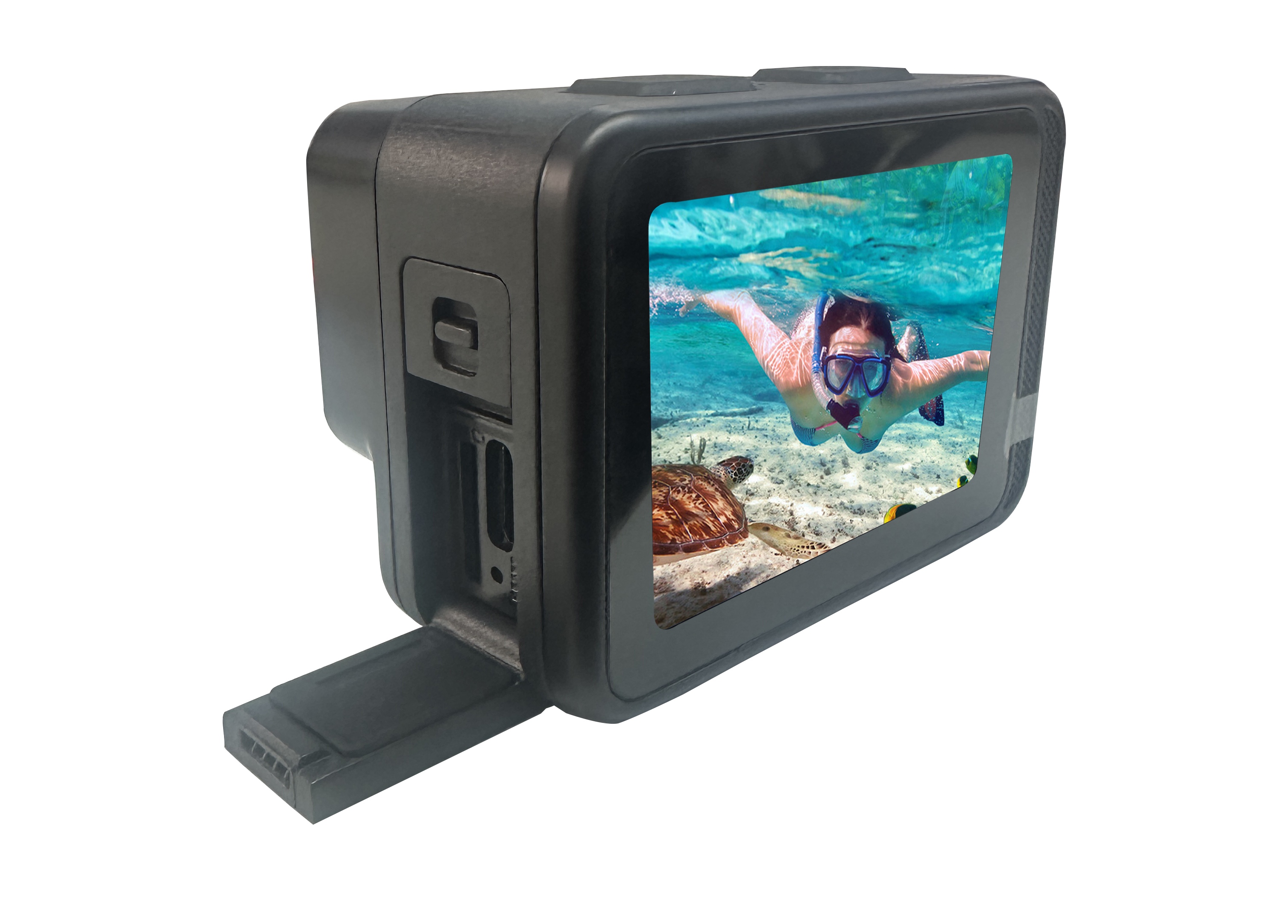 4K Dual Screen Action Camera B10 Body Waterproof 21M - Detail 4