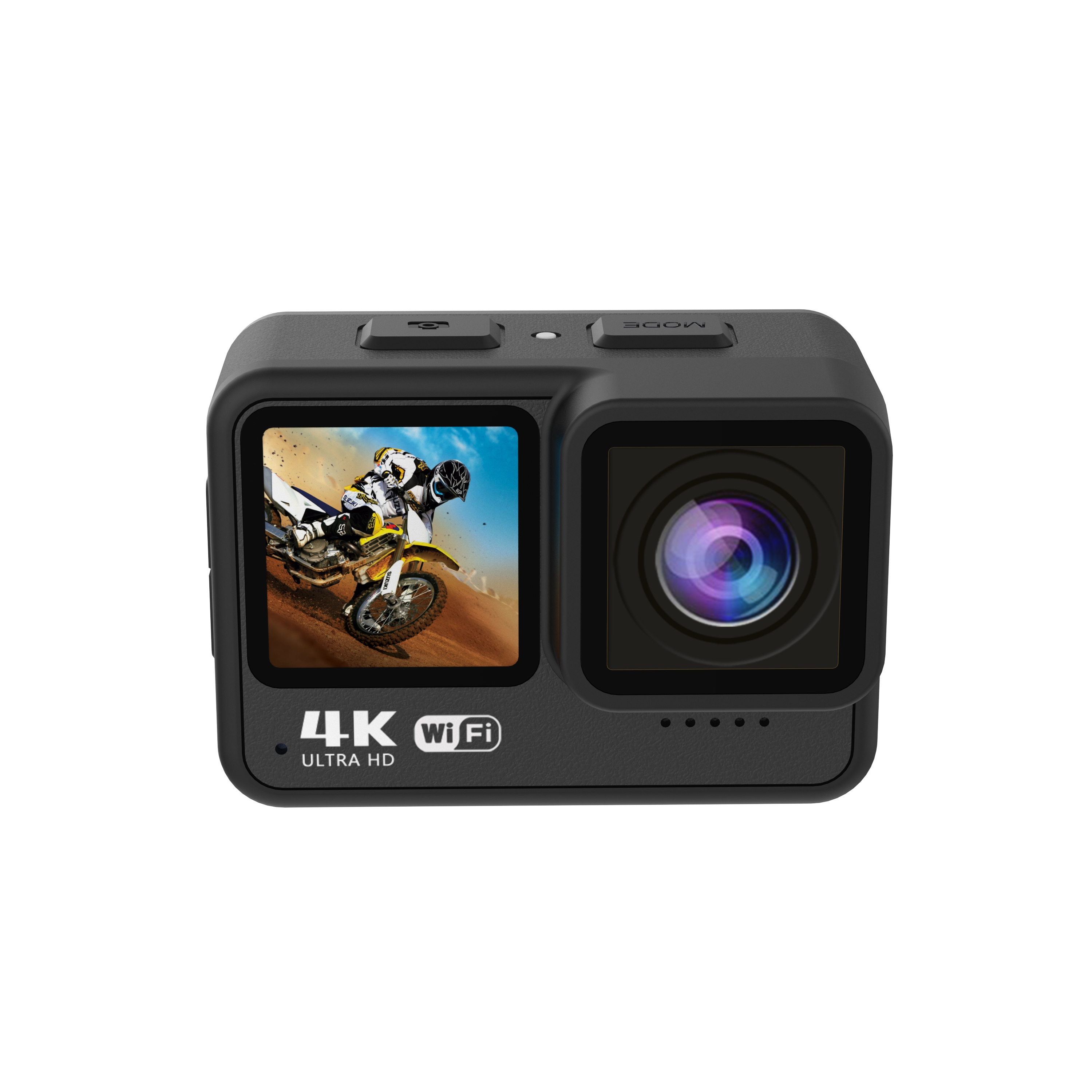 4K Dual Screen Action Camera B10 Body Waterproof 21M - Detail 11
