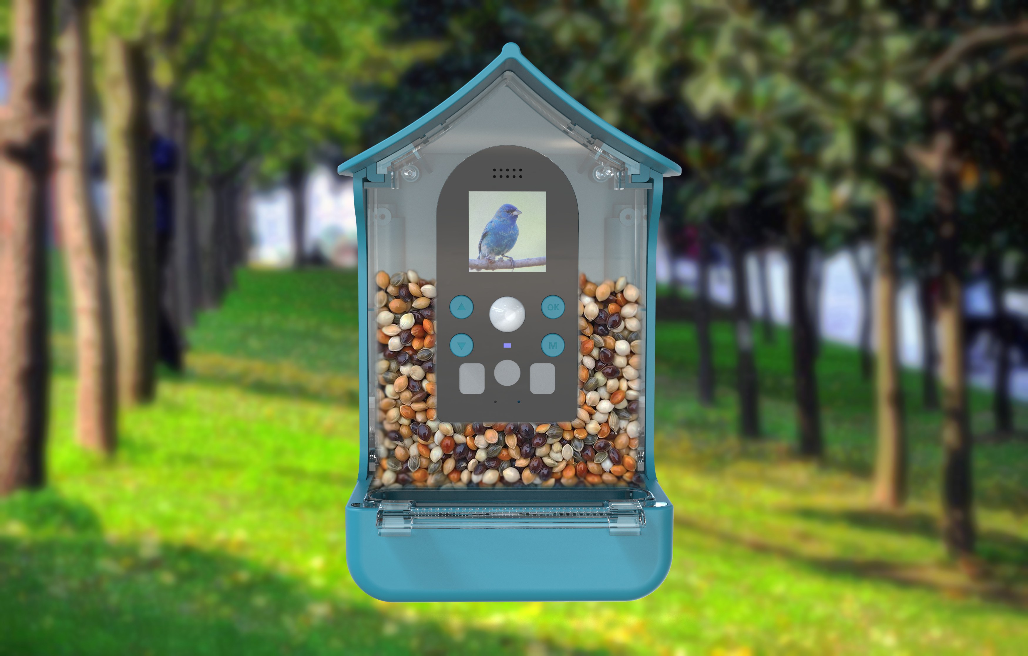 Smart Bird Feeder Camera BC01 with 1080P Video - Detail 2