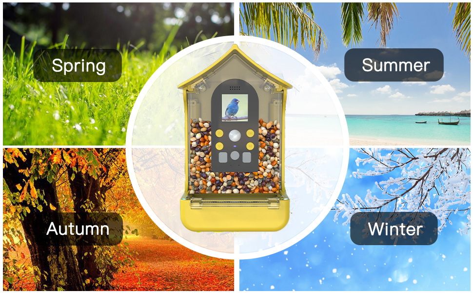 Smart Bird Feeder Camera BC01 with 1080P Video - Detail 6