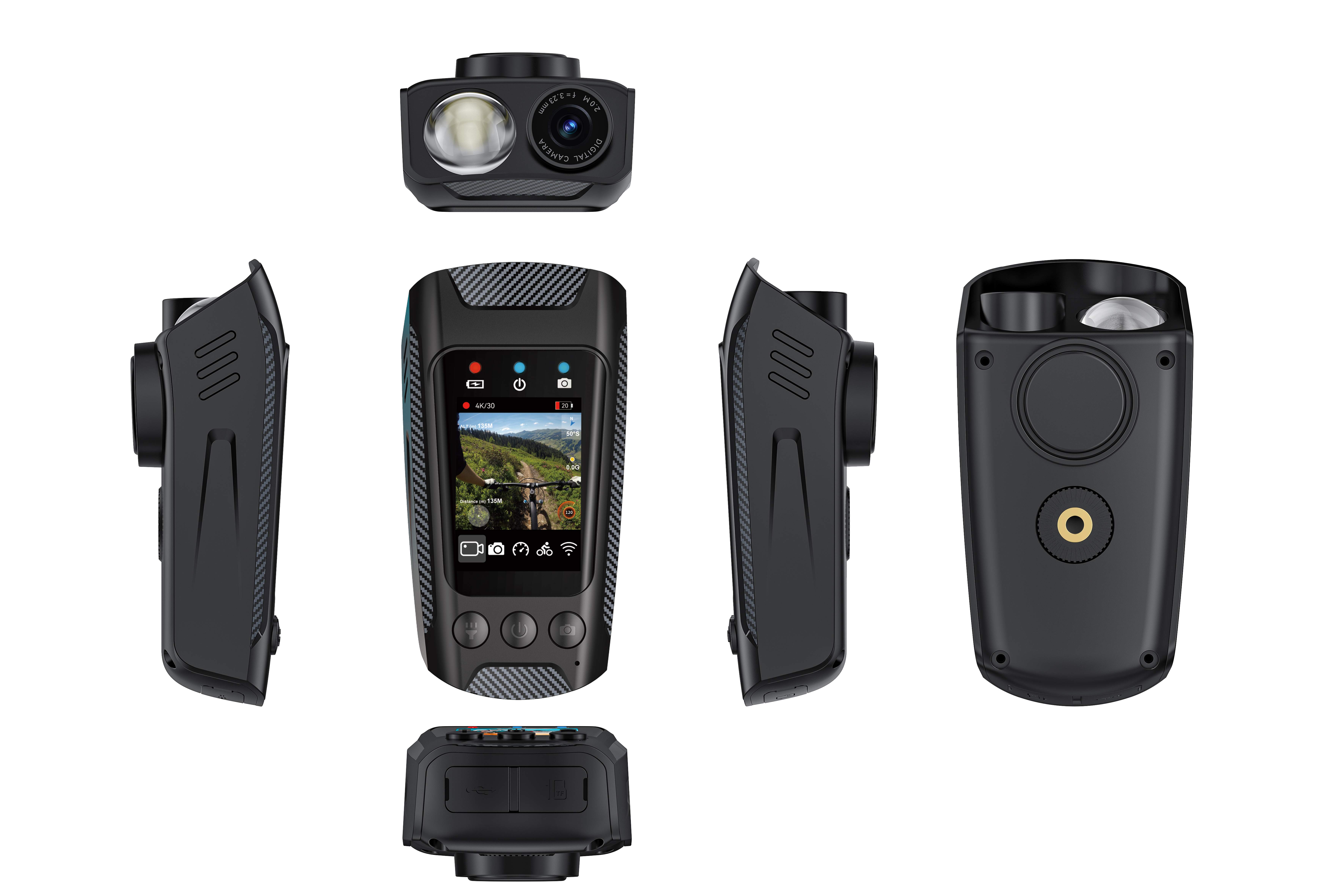 4K Cycling Camera C3max with GPS & WiFi