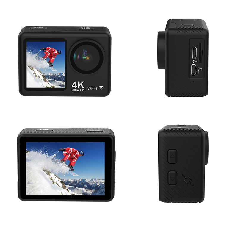 4K Dual Screen Action Camera D2 with EIS & WiFi - Detail 7