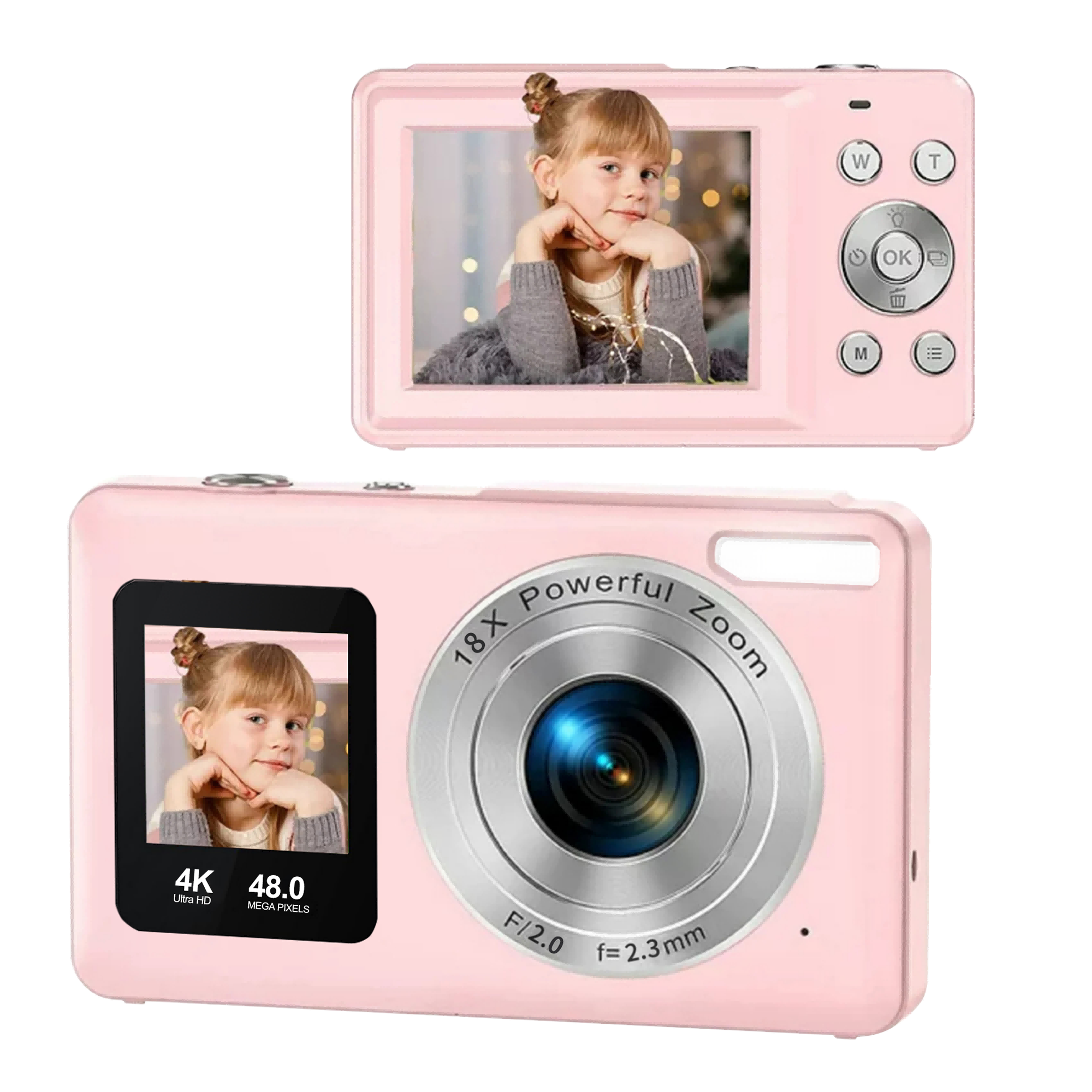Kids Digital Camera DC06S Dual Screen 1080P with Autofocus - Detail 2
