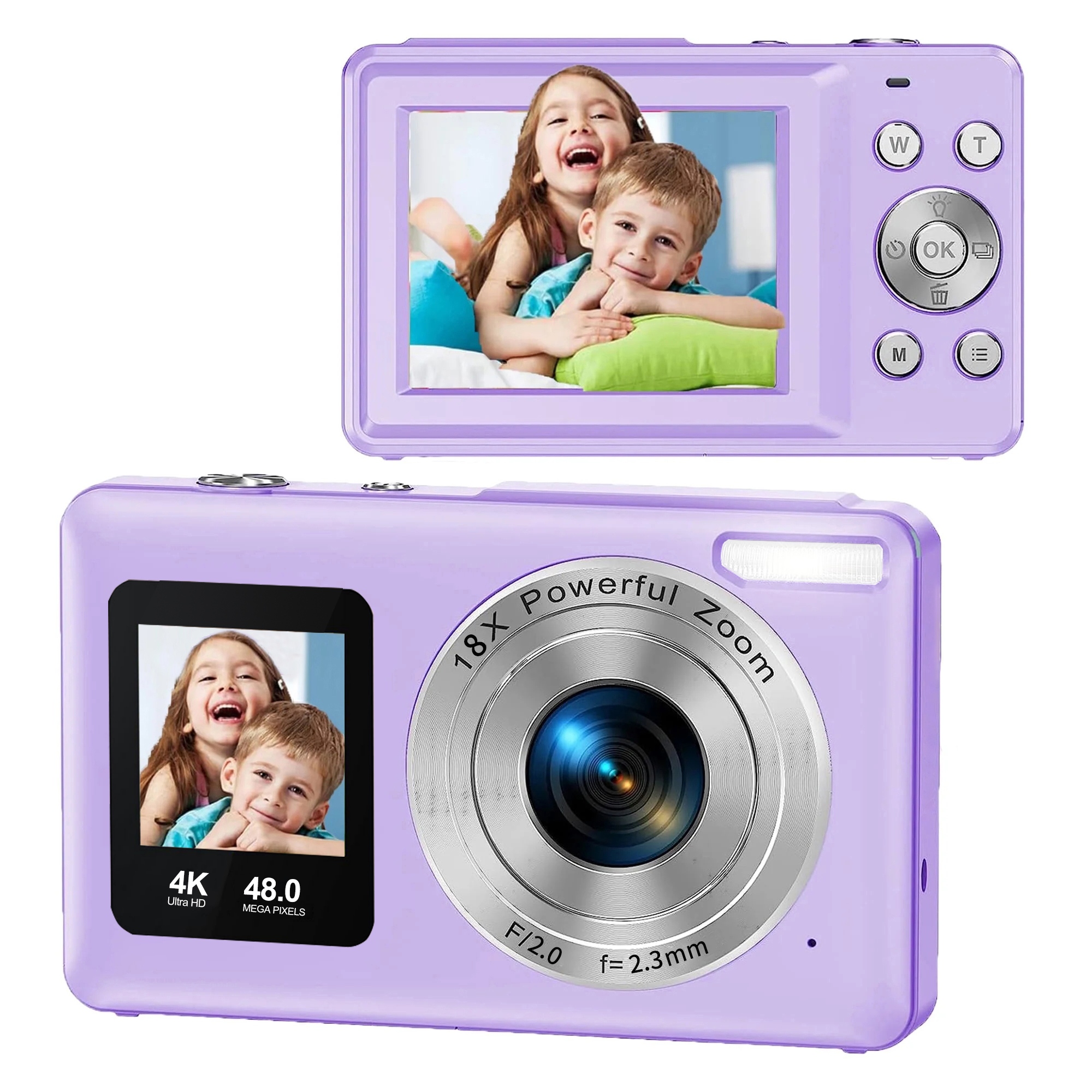 Kids Digital Camera DC06S Dual Screen 1080P with Autofocus - Detail 3
