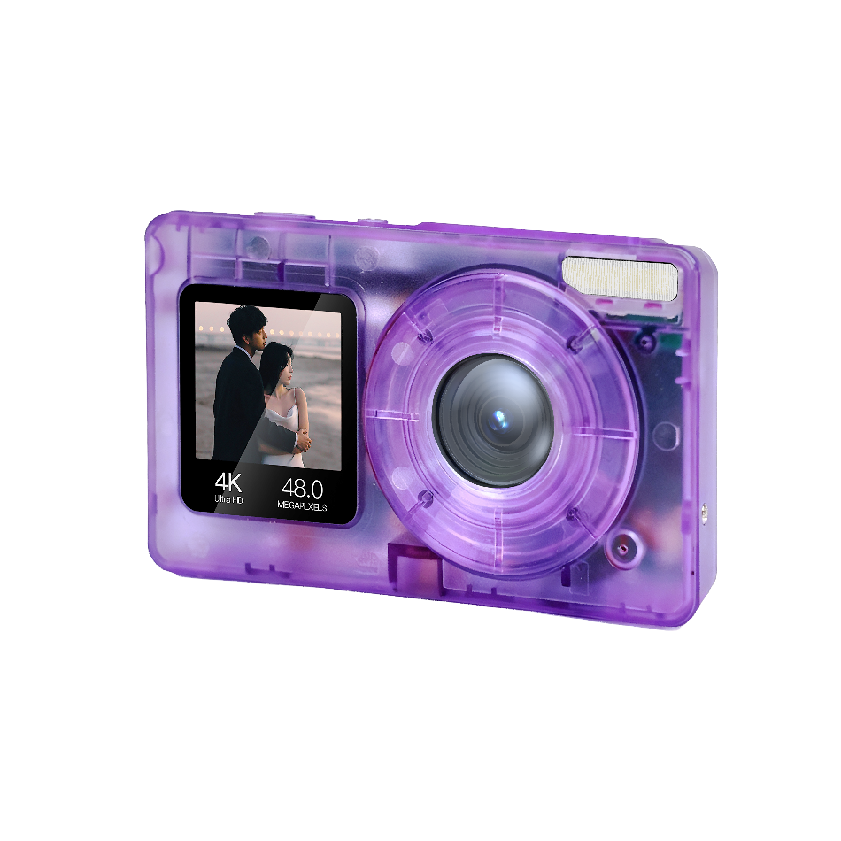 4K Dual Screen Digital Camera DC06T with Autofocus & LED Flash - Detail 6