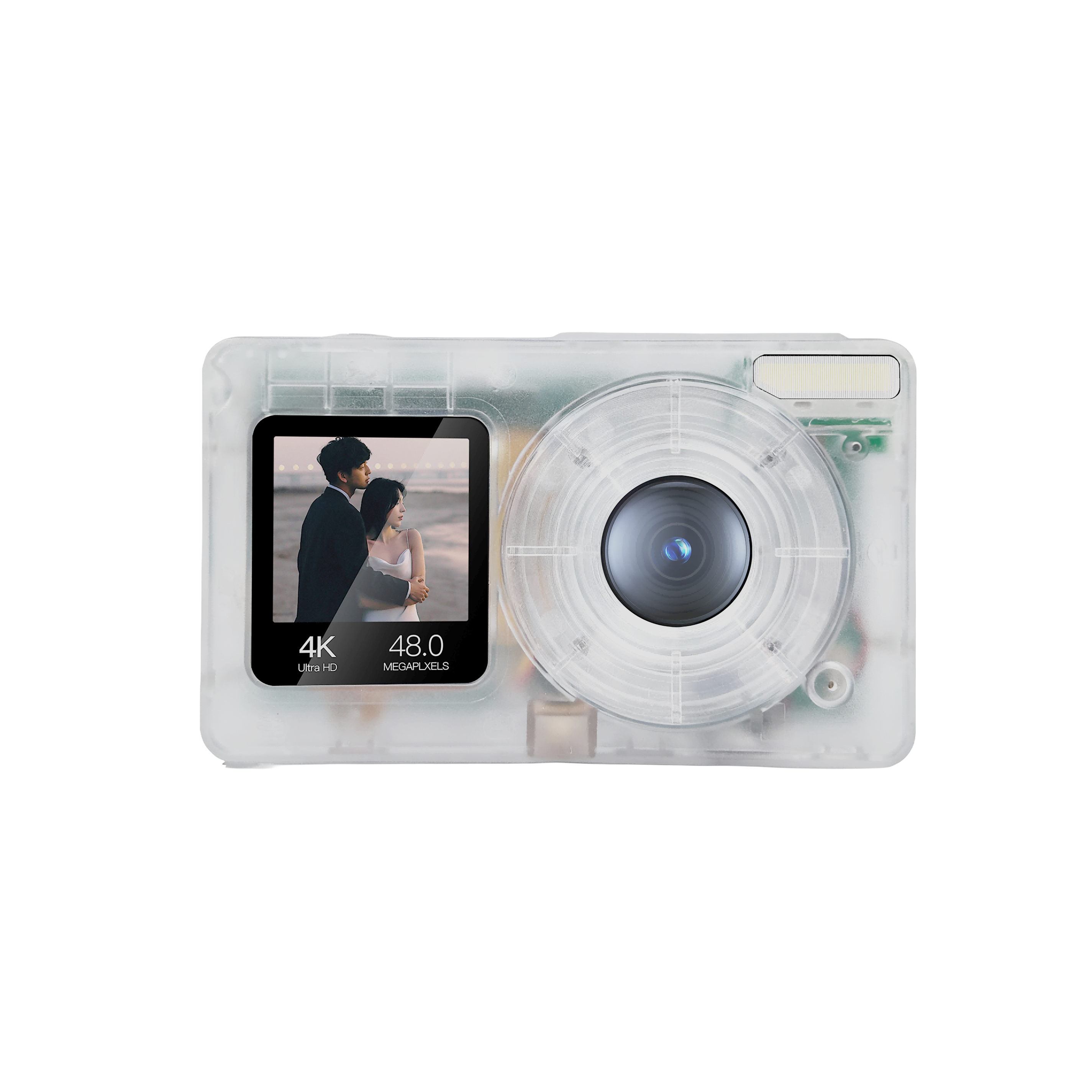 4K Dual Screen Digital Camera DC06T with Autofocus & LED Flash - Detail 9