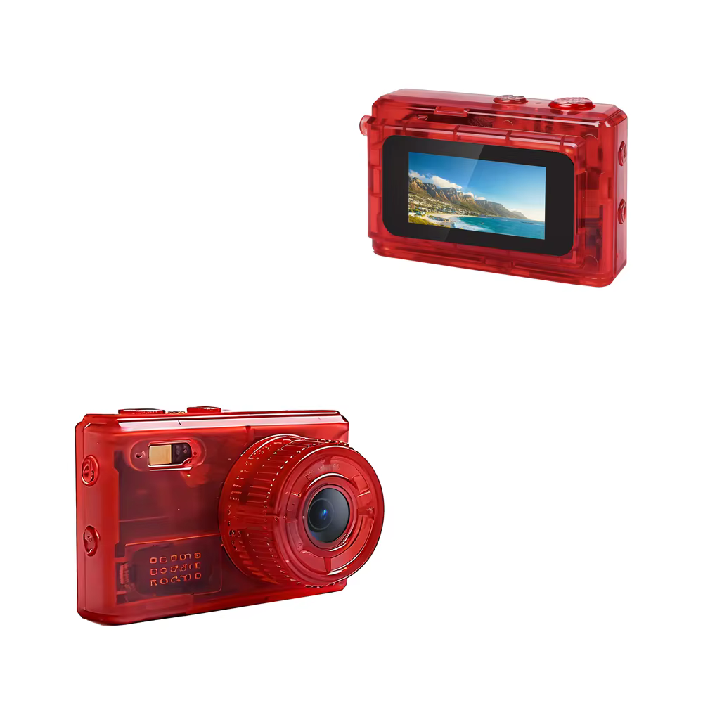Kamera Mini HD DC22 Transparan | Perekam Pocket 1080P | Layar IPS 0.96