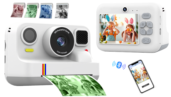 K12Pro Kids Instant Print Camera 1080P Video 48MP Photo 16X Zoom - Detail 8
