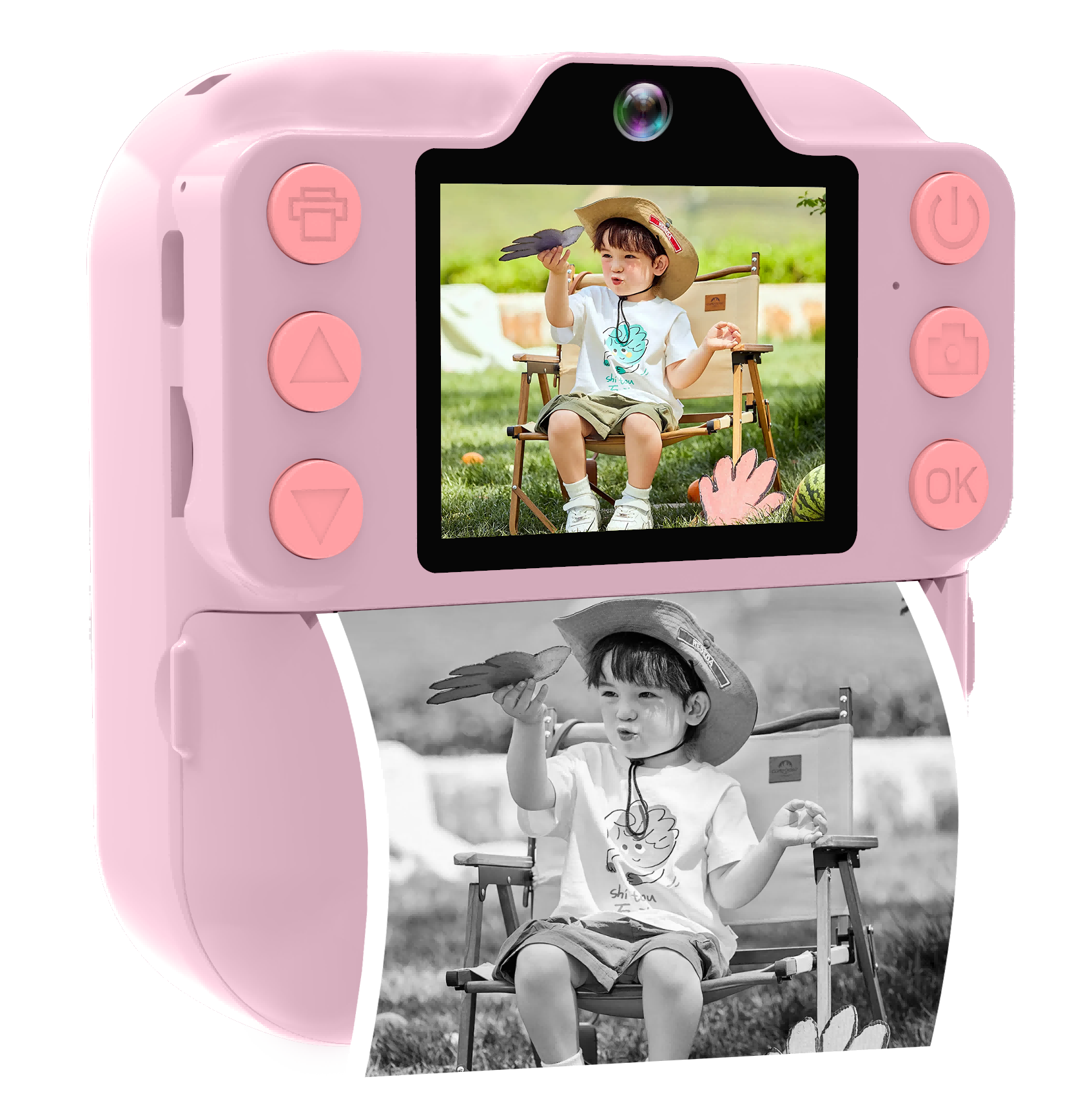K9Pro Instant Print Camera for Kids MP3 Player Dual Lens 1080P Video - Detail 4