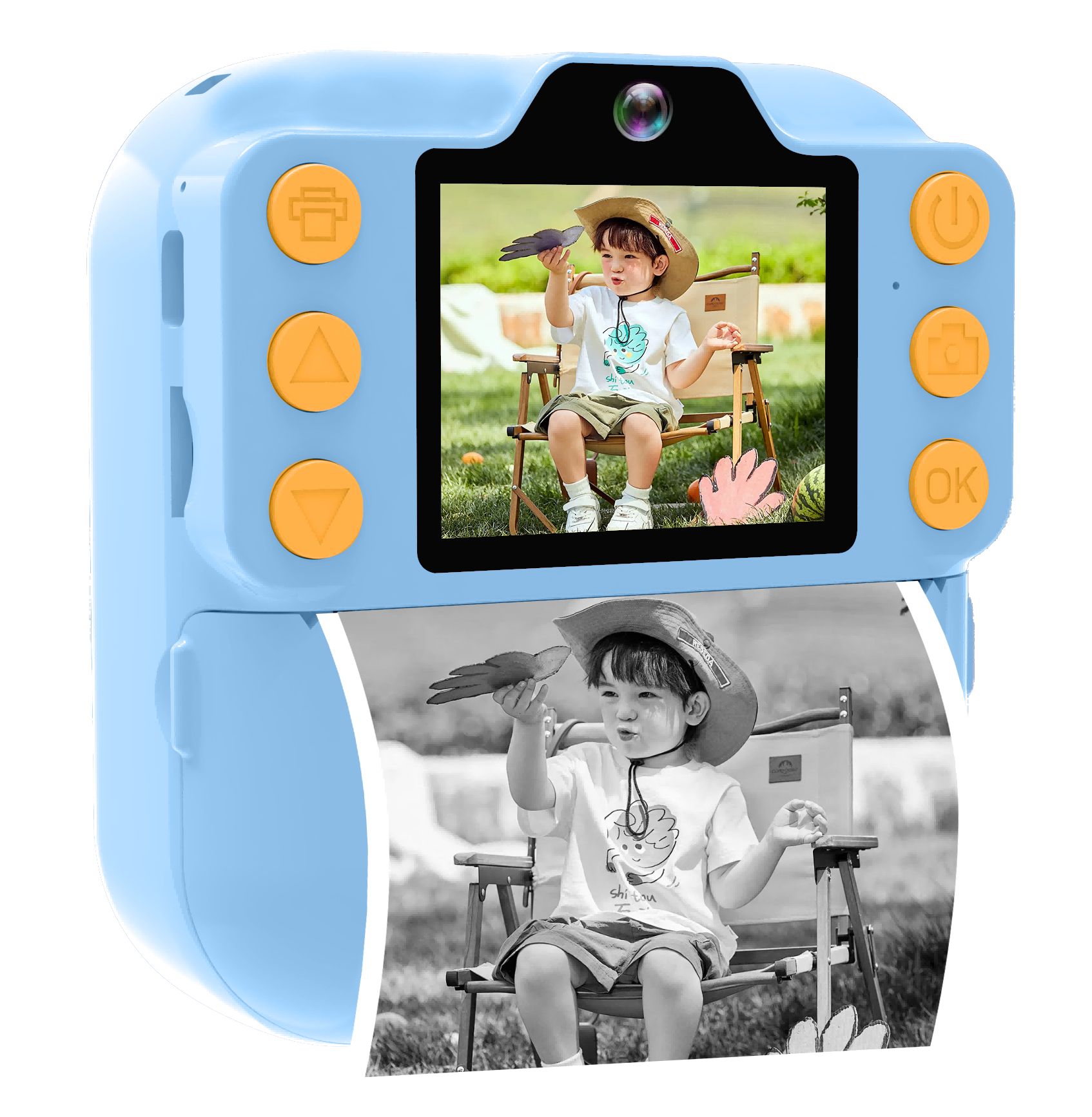 K9Pro Instant Print Camera for Kids MP3 Player Dual Lens 1080P Video - Detail 7