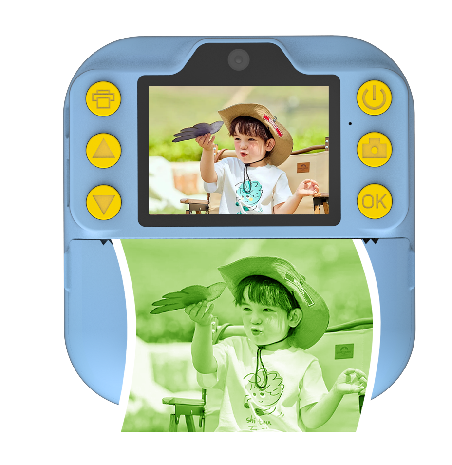 K9Pro Instant Print Camera for Kids MP3 Player Dual Lens 1080P Video - Detail 9