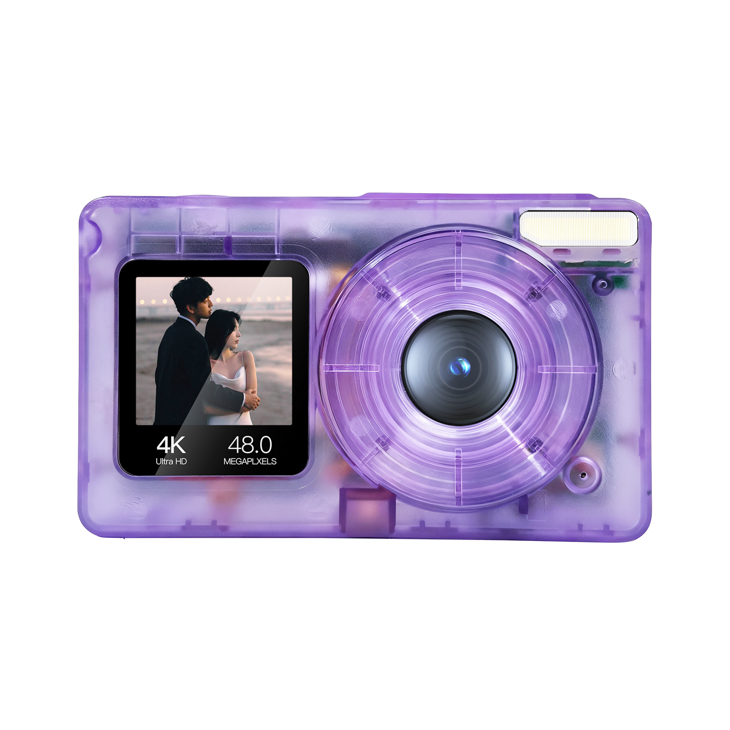 4K Dual Screen Digital Camera DC06T with Autofocus & LED Flash